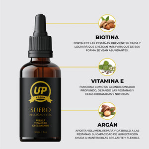 SERUM UP PRO® Alargamiento de pestañas y cejas - ENVIO GRÁTIS