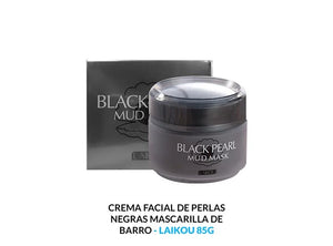 MASCARILLA DE BARRO NEGRO DE PERLA NEGRA  - MUD MASK - ENVIÓ  GRATIS